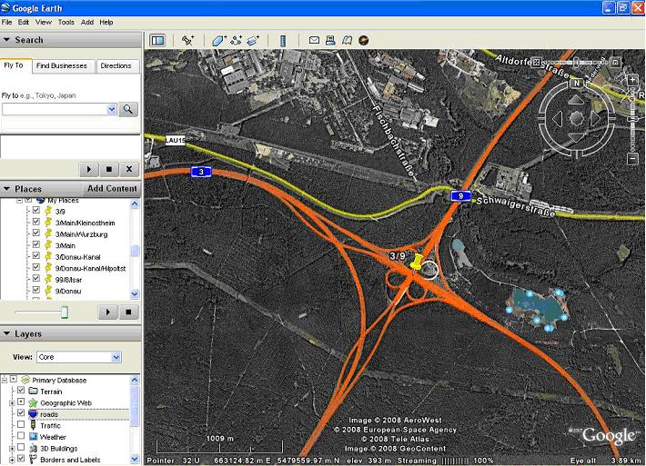 screenshot of Google Earth